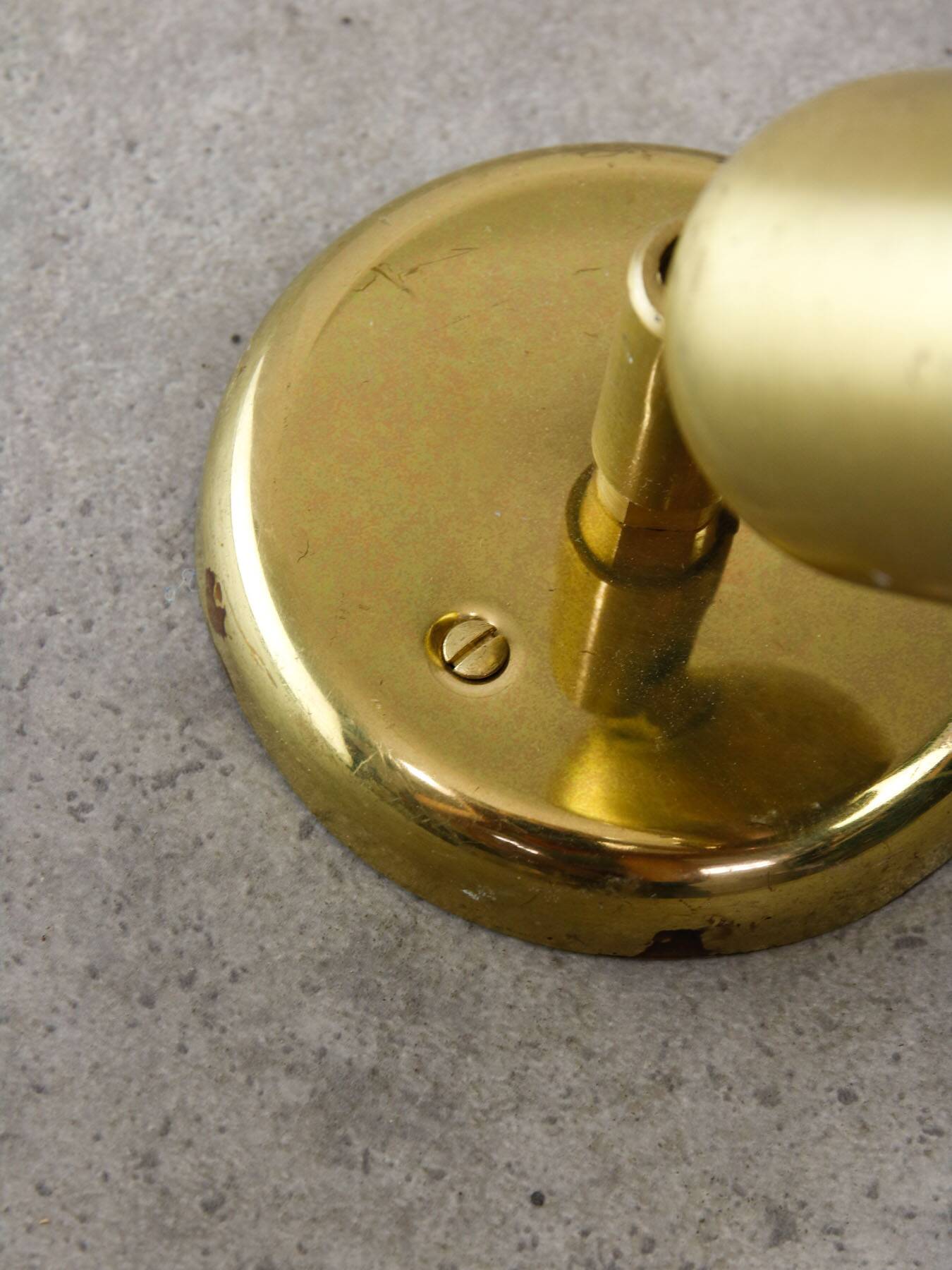 Mid-Century Italian Brass Wall Reflector Lamp, 1960s