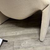 Fauteuil et ottoman P60  par Vittorio Introini pour Saporiti