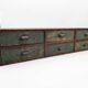 Antique workshop drawer unit from the 1920s.