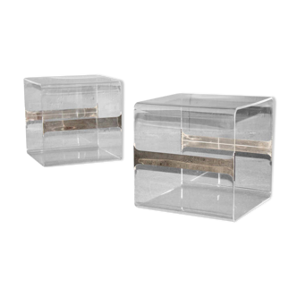 Pair of plexi sofa tips