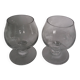 Set of 2 cognac or liqueur glasses