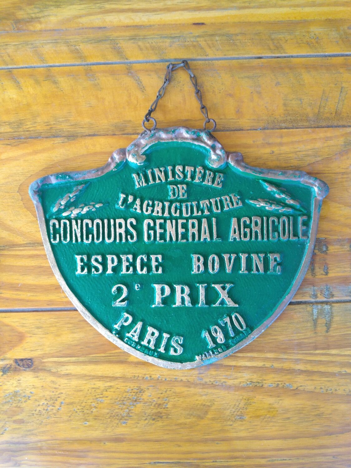 PLAQUE CONCOURS AGRICOLE Aviculture Volaille EUR 10,00 - FR