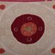 Hand knotted rug, vintage Turkish rug 116x129 cm