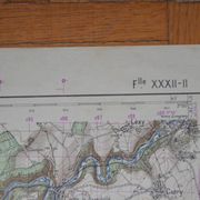 Vintage map of Longuyon