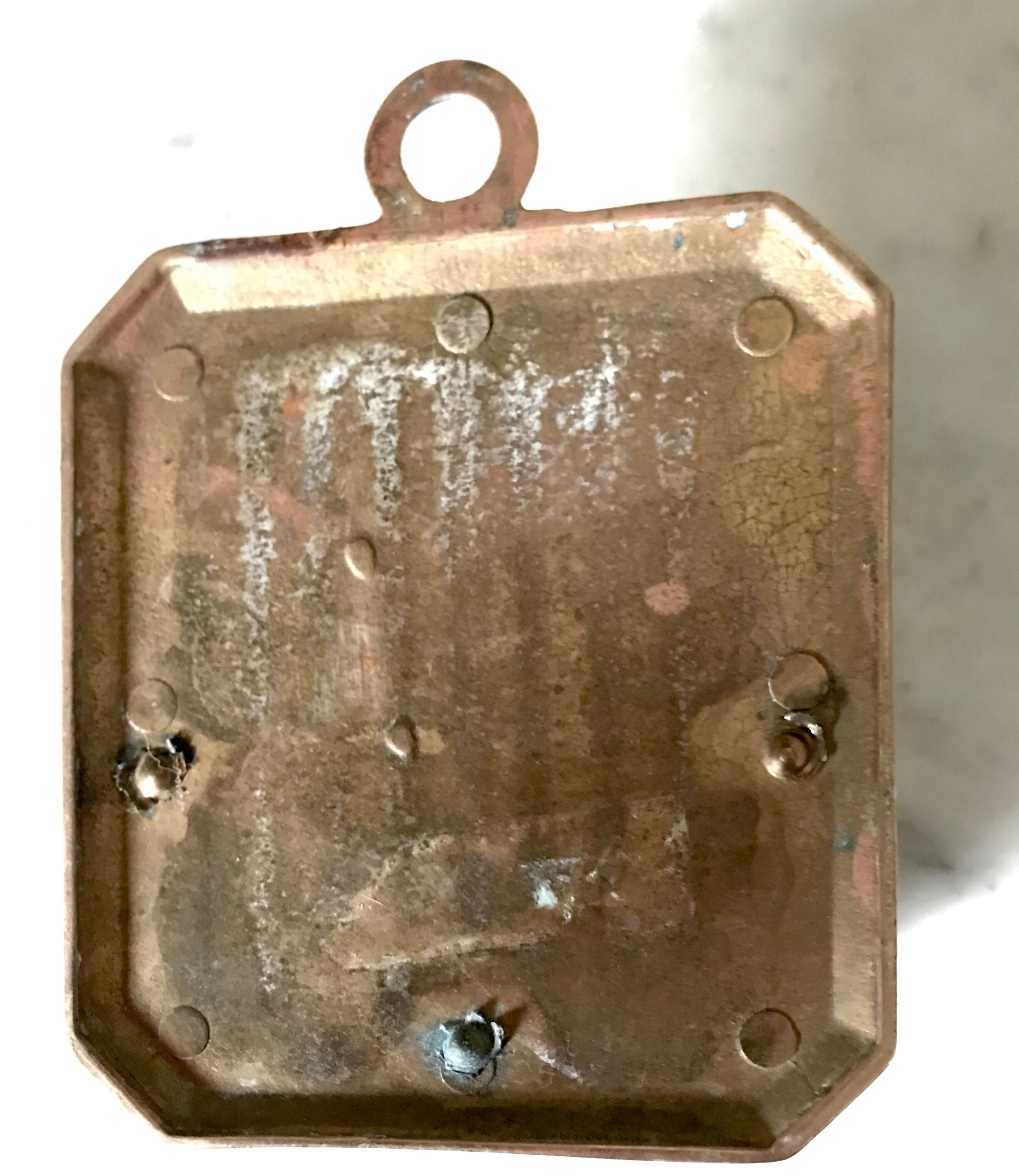 Brass hanging ashtray