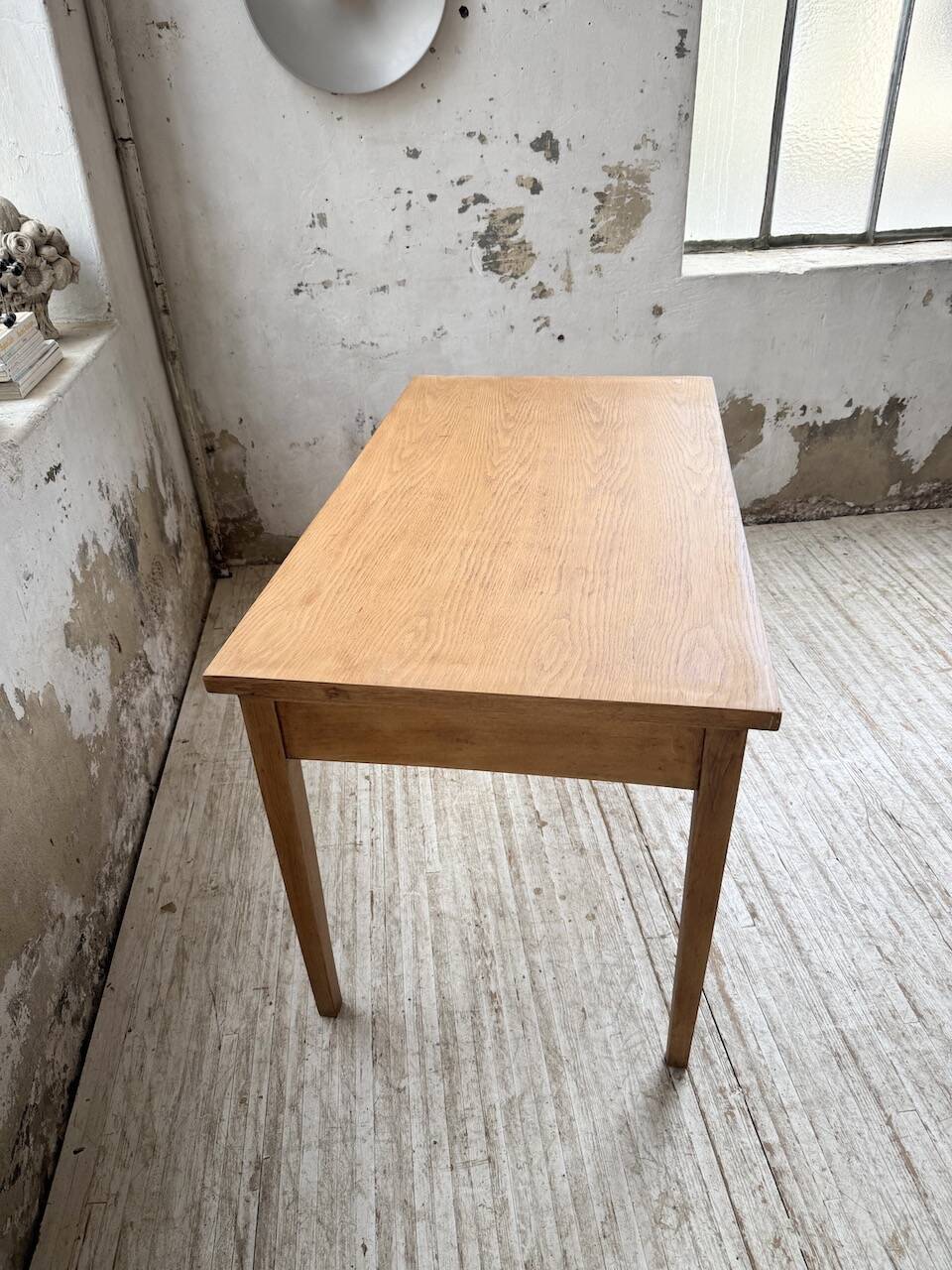 Oak veneer desk 1950
