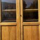 Walnut display cabinet