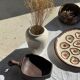 Large circular platter with compartments for shellfish, molluscs, and oysters.