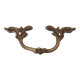Antique drawer handle in gilded bronze