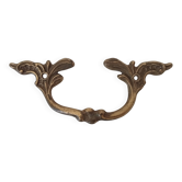 Antique drawer handle in gilded bronze