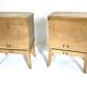 Pair of vintage nightstands or bedside tables from the 50s
