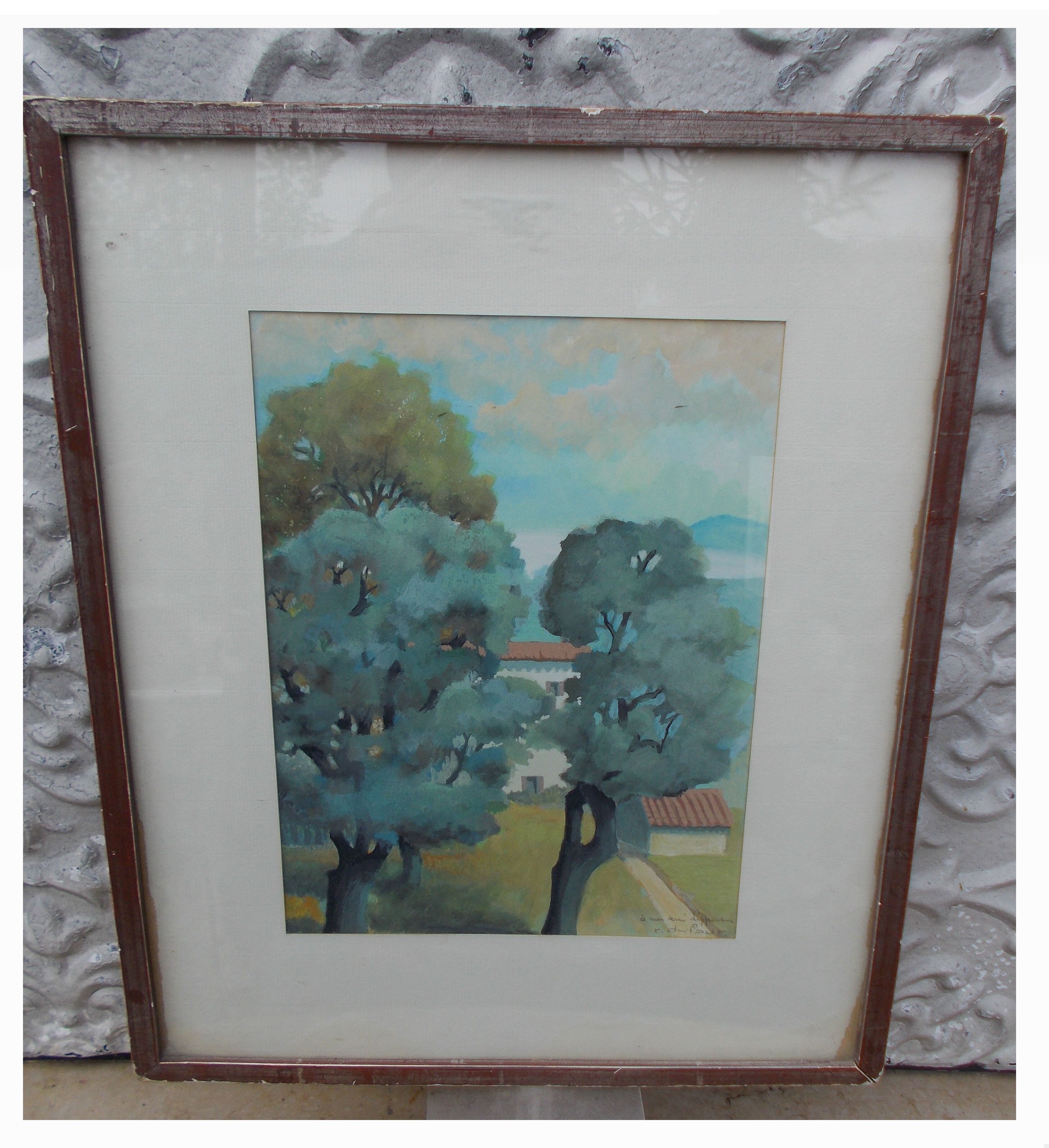 Painting by René Dufour