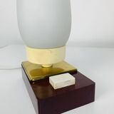 Opaline and Bakelite tulip lamp, 1950s