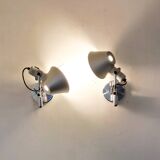 Pair of Tolomeo Artemide wall lights – Italian design – aluminum