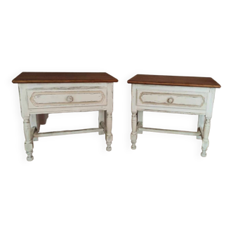 Chic country style bedside tables!