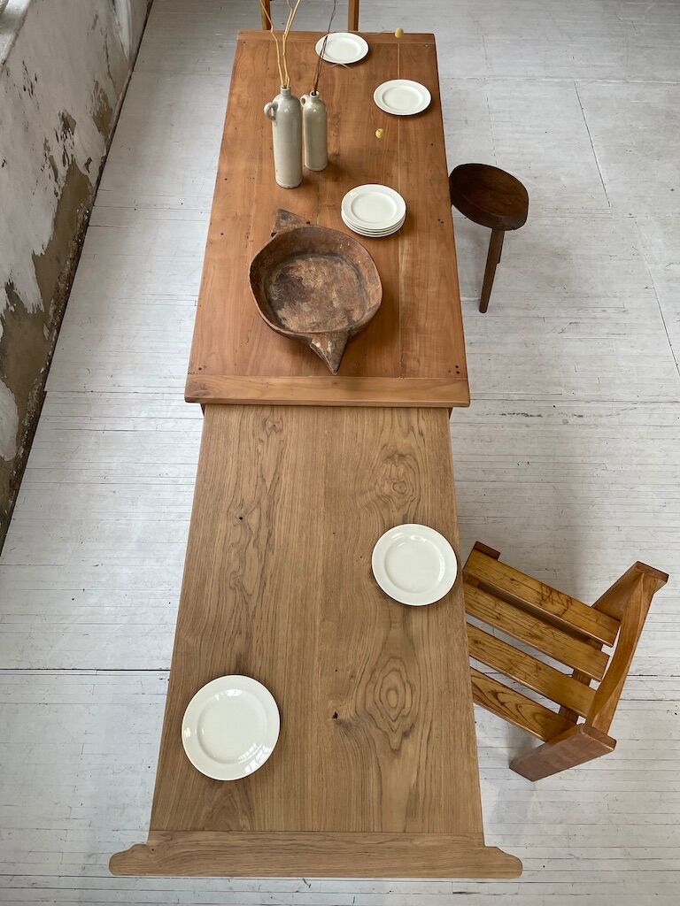 Cherry farm table - oak 2m60