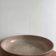 Handmade stoneware hollow dish 27cm