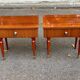 2 Scandinavian rosewood bedside tables from the 1960s
