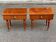 2 Scandinavian rosewood bedside tables from the 1960s