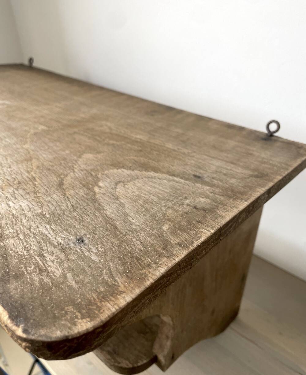 Farmhouse Style Wooden Wall Shelf