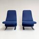 Fauteuil Artifort Concorde F780 rembourré, années 1960