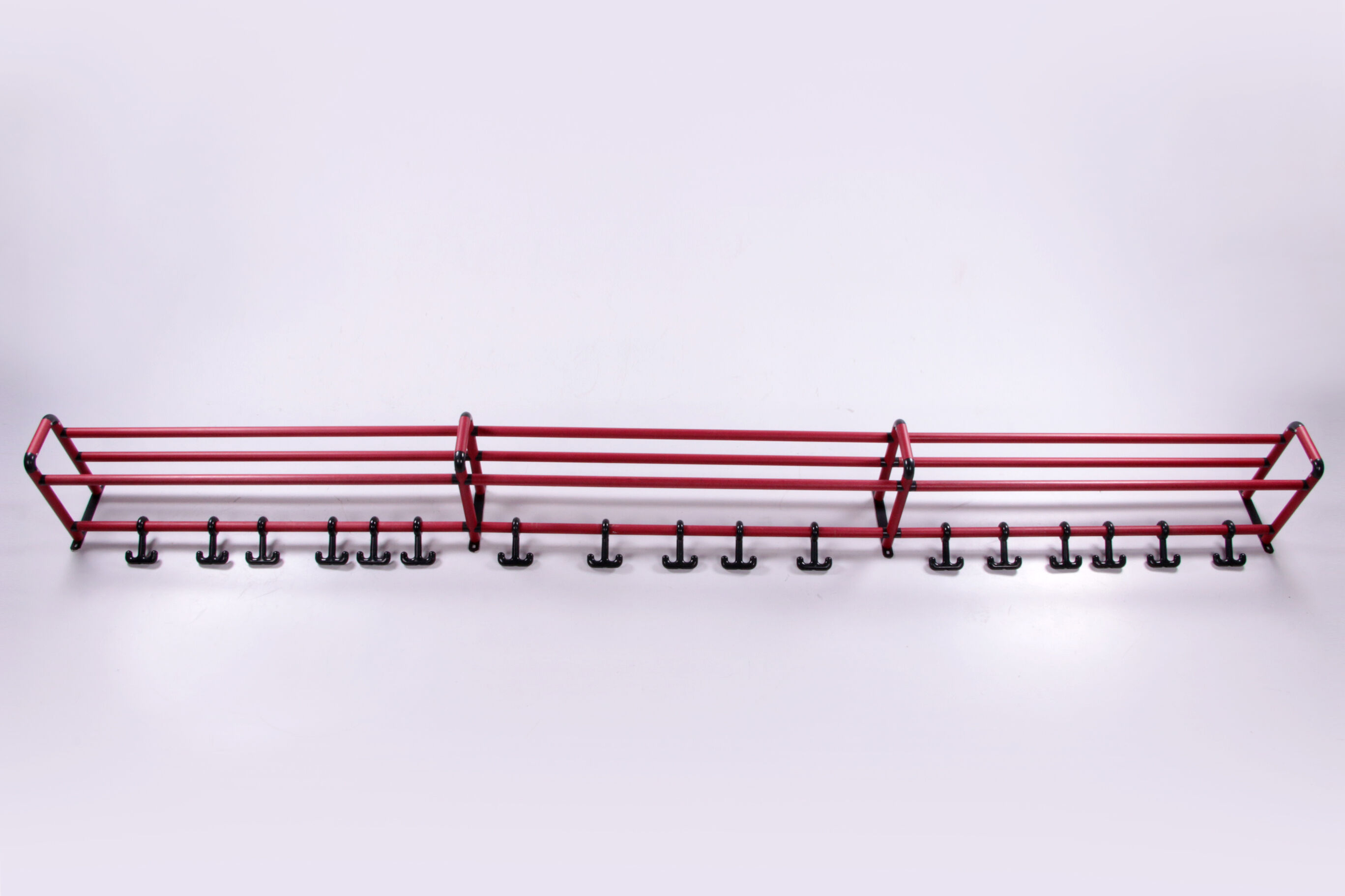 Mega long wall coat rack spage age the length is 3.50 meters, 1970s