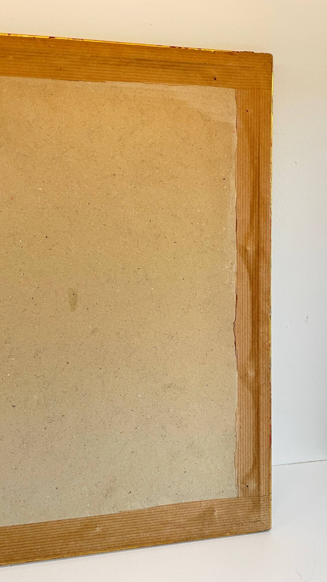 Vintage Atlantic Ocean Marine Map Gold Leaf Frame