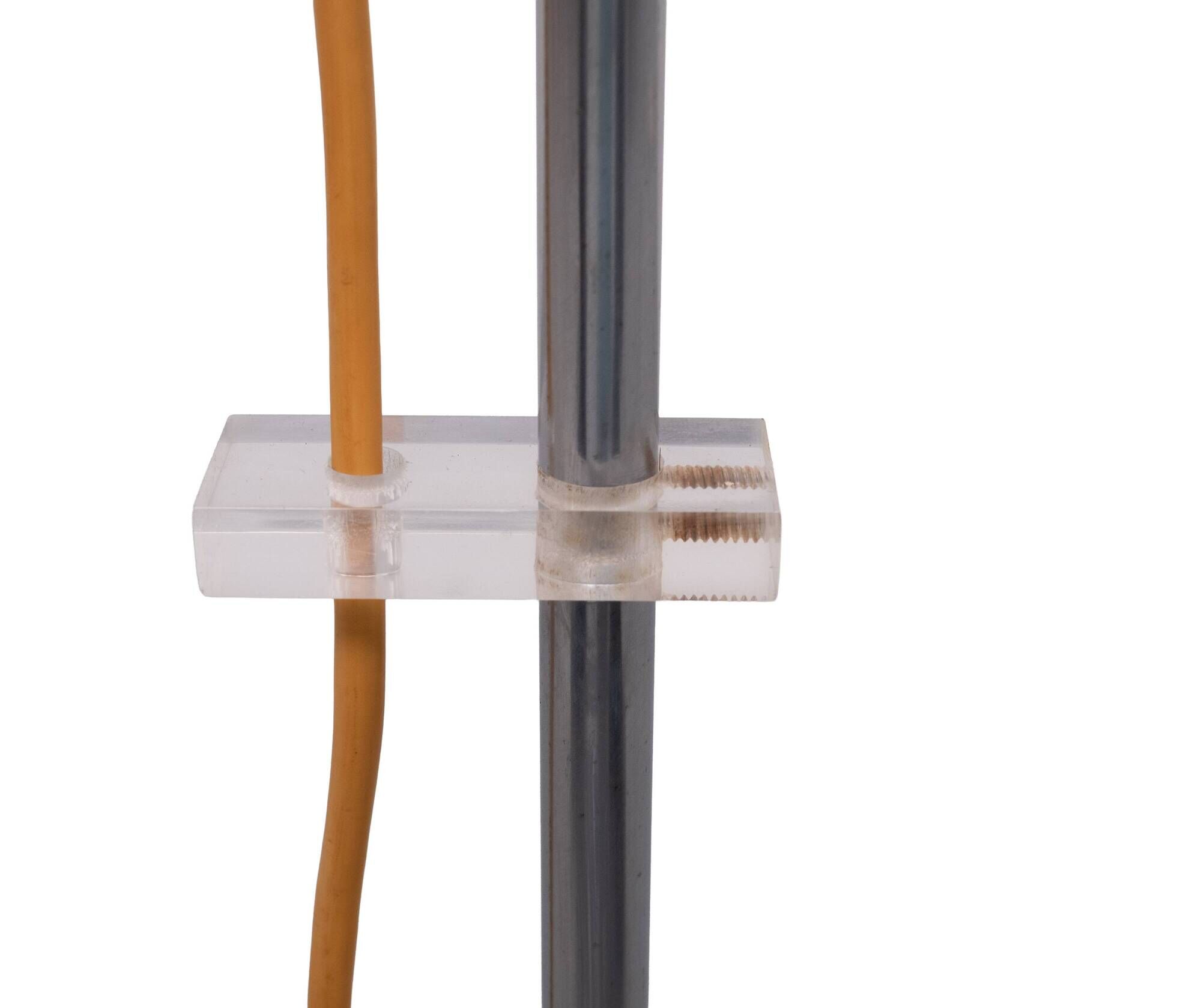 "Lucerna" floor lamp in chrome-plated steel by Harvey Guzzini for Meblo 196