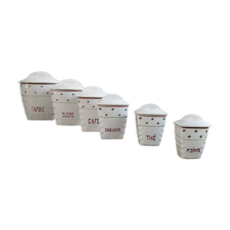 6 nested spice boxes Lunéville yveline