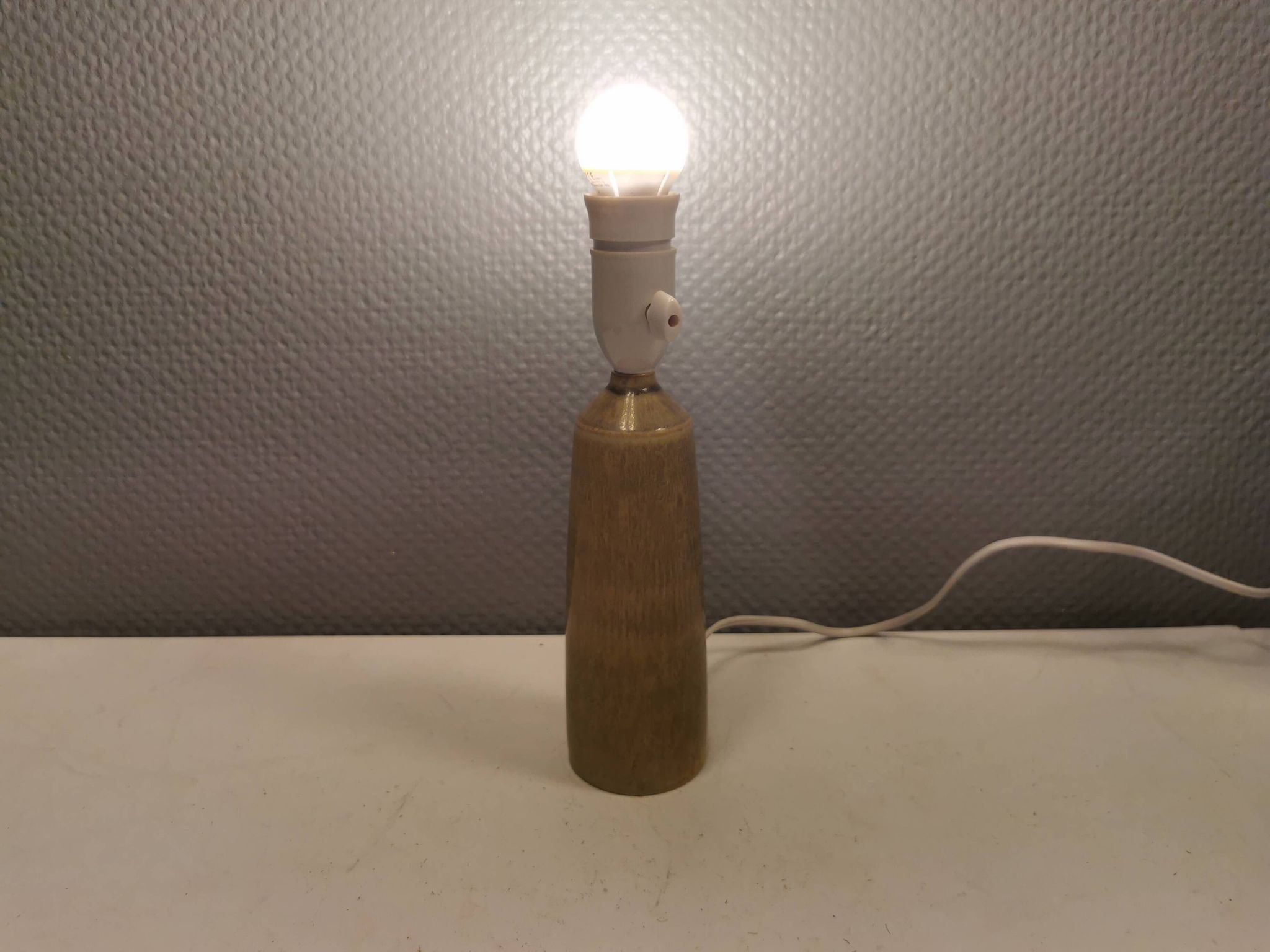 Palshus table lamp by Per Linnemann Schmidt (PLS) Denmark 1970s.