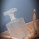Old rectangular whisky carafe
