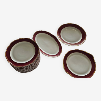 Limoges porcelain table service