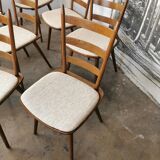 Set of 8 Hiller bistro chairs