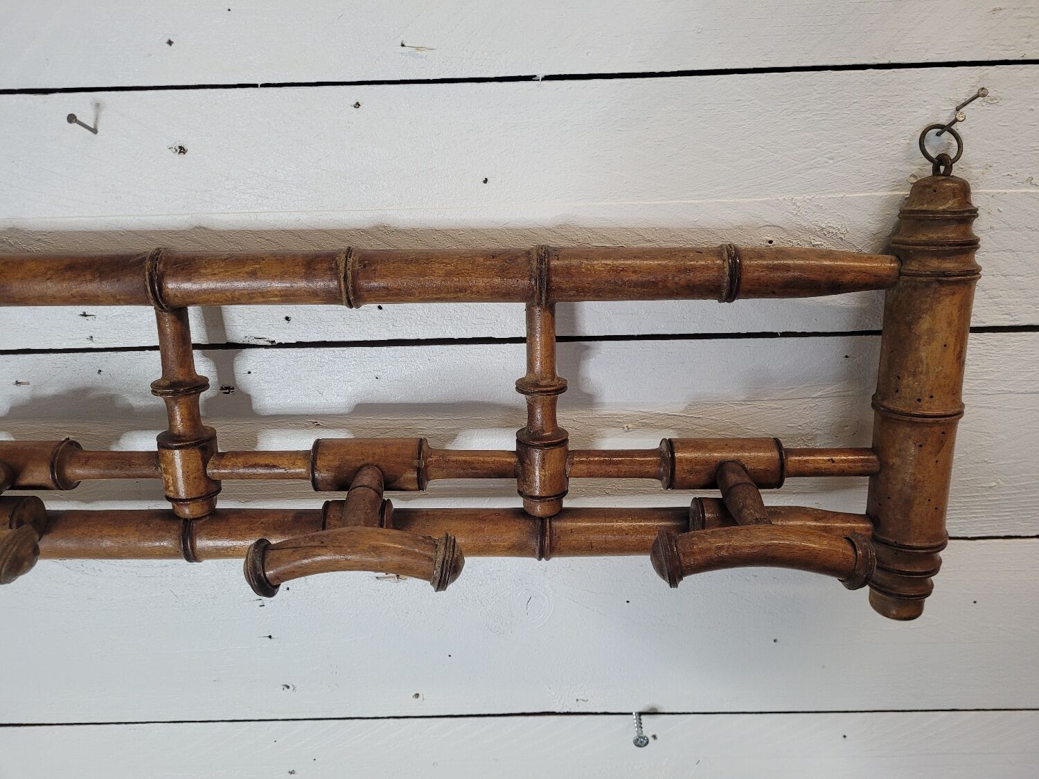 Coat rack wood bamboo, 106cms of L