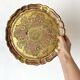 Round tray Florentine Italy