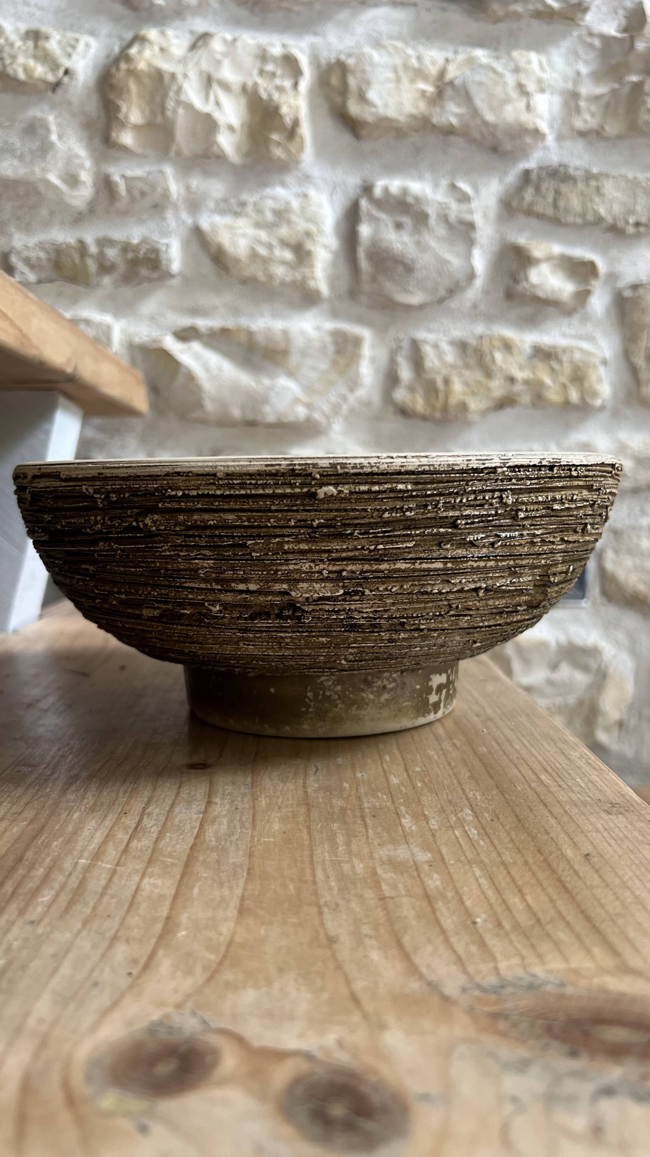 50s modernist ceramic planter