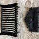Old fireplace fireplace cast iron removable plate