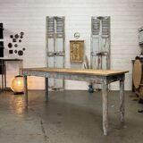 Old patinated farm table