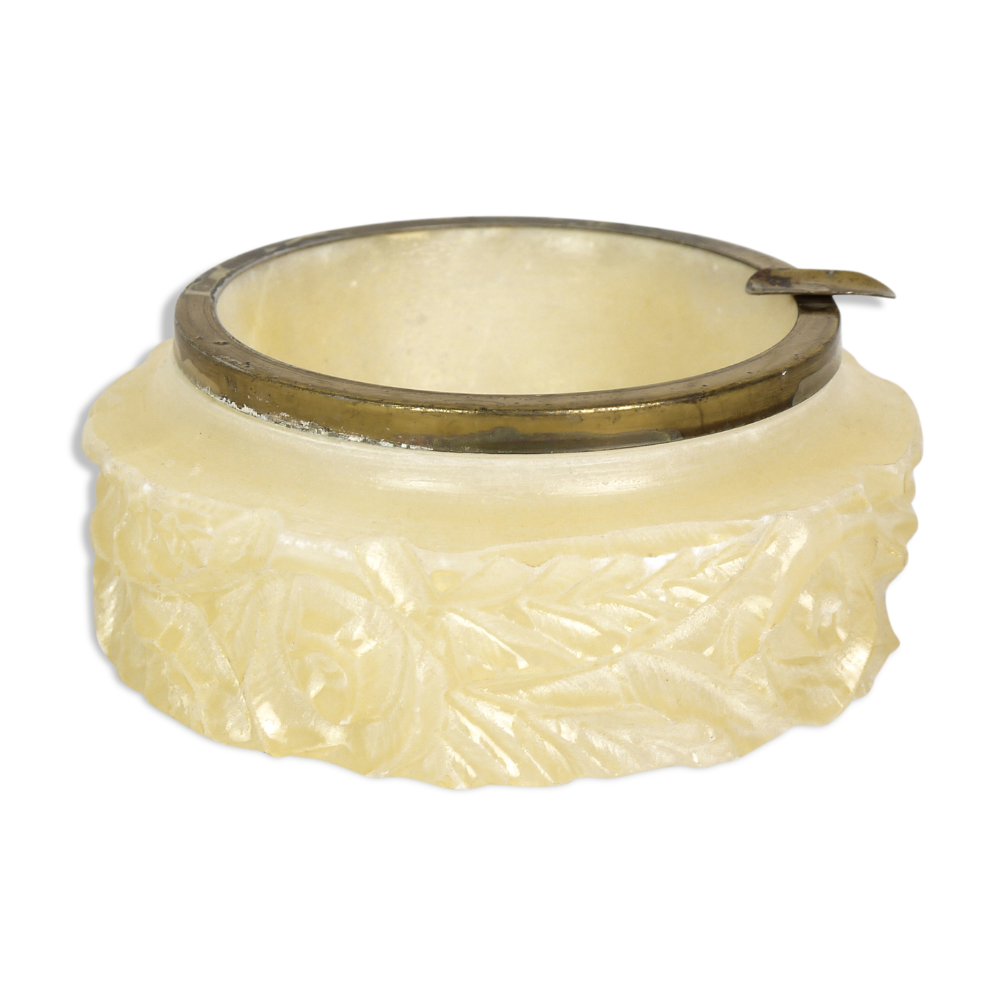 Onyx ashtray / Alabaster