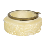 Onyx ashtray / Alabaster
