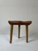 Tabouret vintage en bois tripode, France, 1960