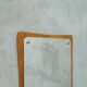 Scandinavian Minimalist Teak Mirror 1960s 36x30cm