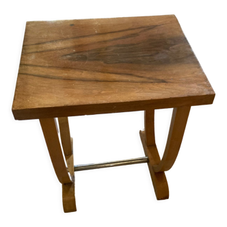 Walnut art deco table