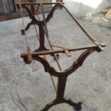 Table bistro double ep art deco 1930 cast marble