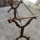Table bistrot double ep art deco 1930 fonte marbre