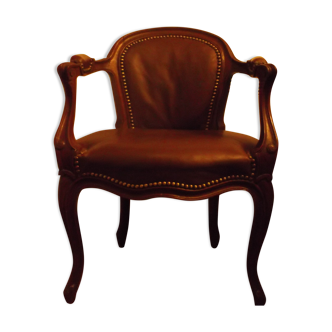 Fauteuil en cuir