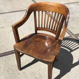 1951 red cedar office armchair