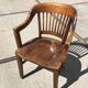 1951 red cedar office armchair