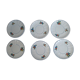 Set of six sub-cups or dessert plates