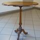 Napoleon III pedestal table in solid walnut